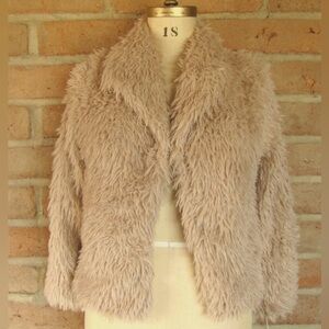 Little Lass | Faux Fur Coat | Size L